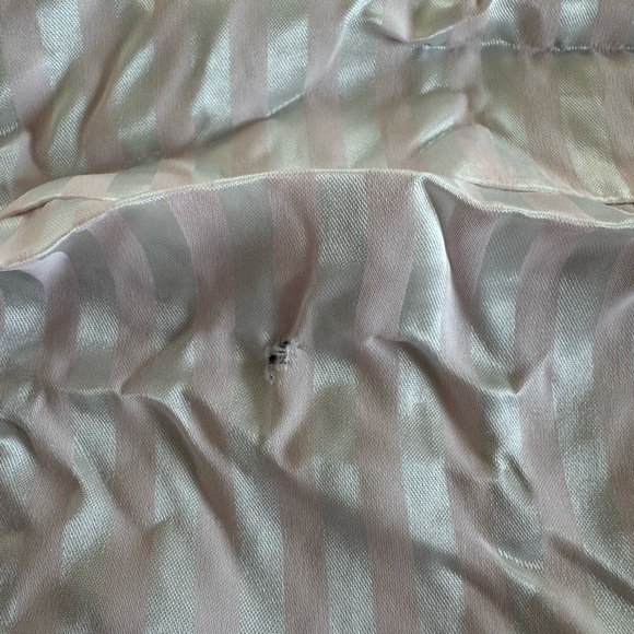 Vintage 80s Victorian Style Layers Light Pink Striped Ruffled Gunne Sax Dress 8 - Picture 11 of 13